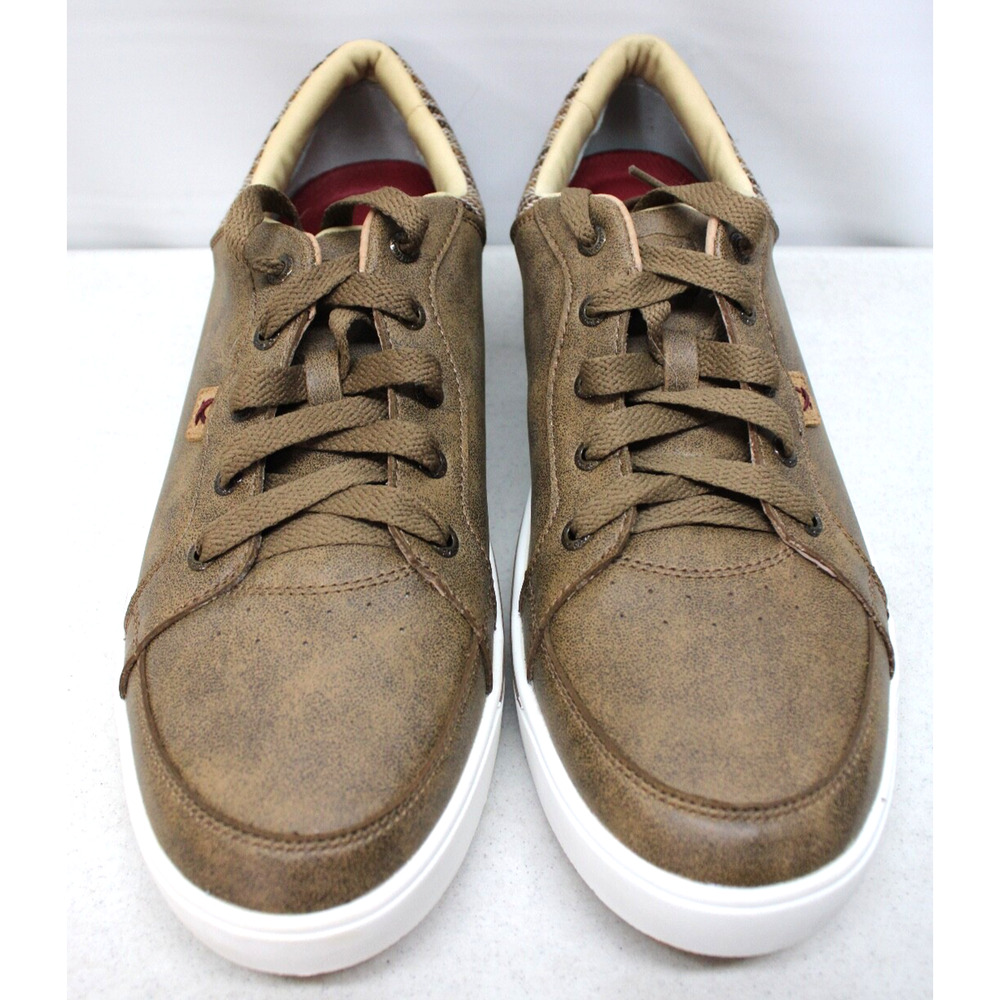 TWISTED X Men's 11.5 M Casual Shoes Size Lace Up Leather Brown Bomber MCA0055